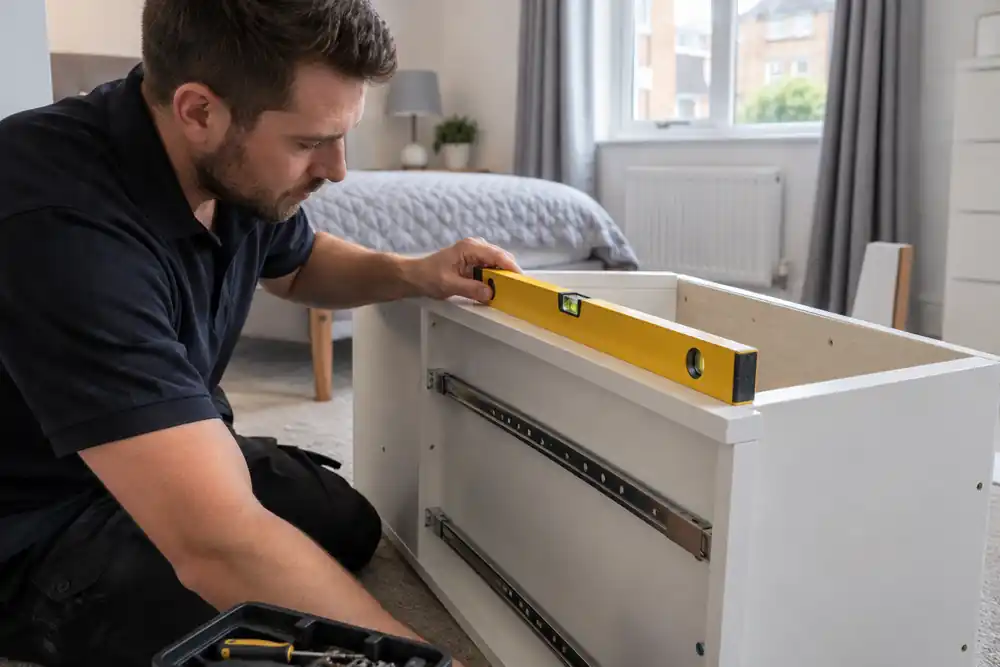 Careful preparation and finishing during furniture assembly