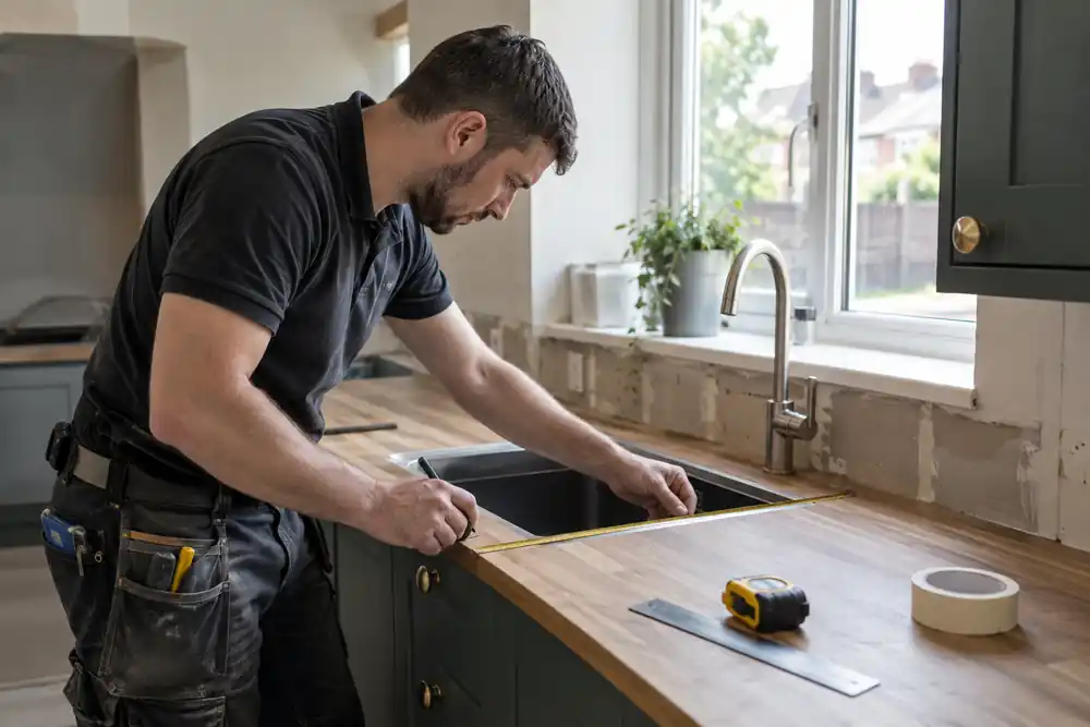 Careful preparation and finishing during kitchen refurbishment