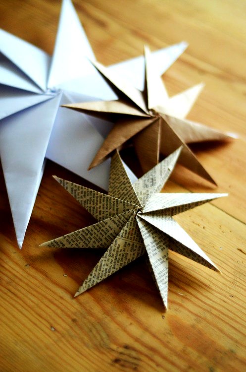 Paper Star Paper Substitute to The Usual Holiday Tree Top Toy