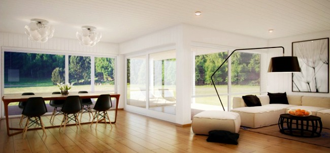 Spacious And Modern Living Room