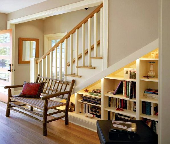 Stairs Bookcase Idea