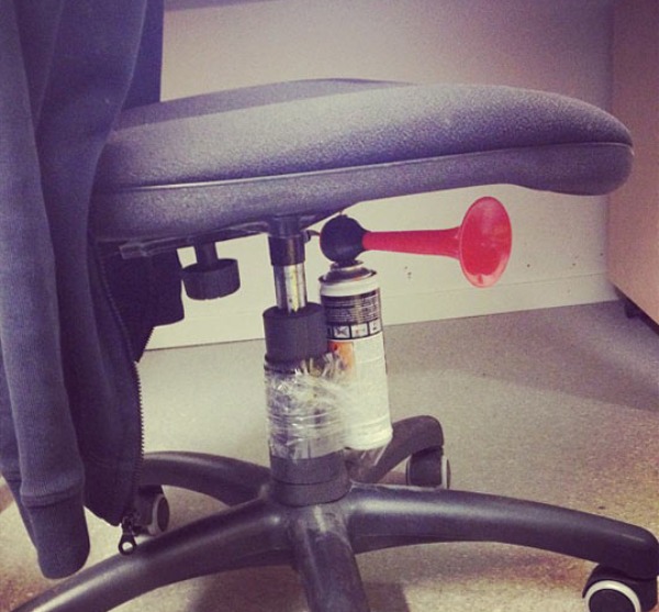 Funny Chair Air Horn Prank Air Horn Prank