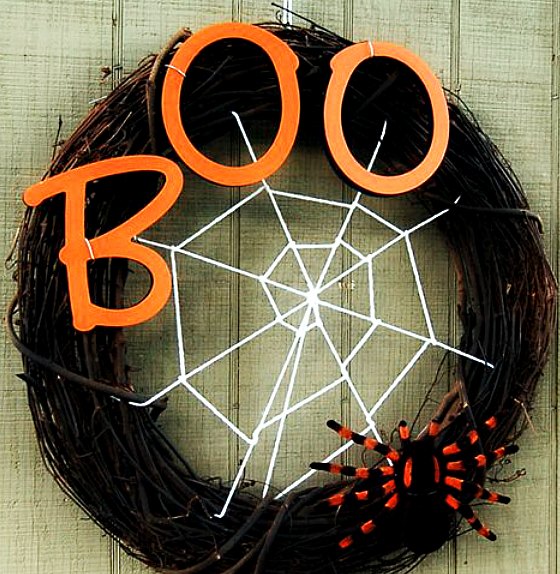 Halloween Wreath Boo Halloween Wreath
