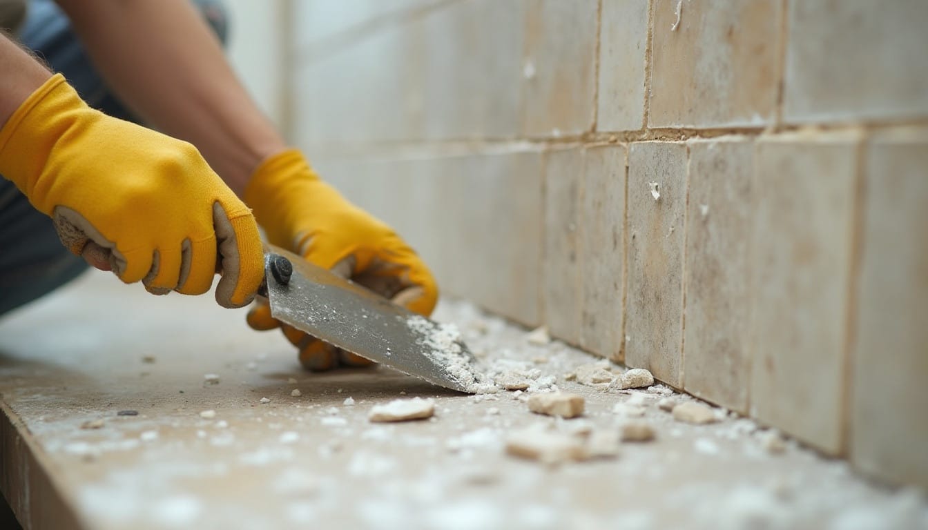 how to replace a broken tile